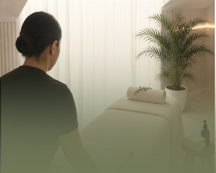 Healthcare professional supporting a client during a consultation