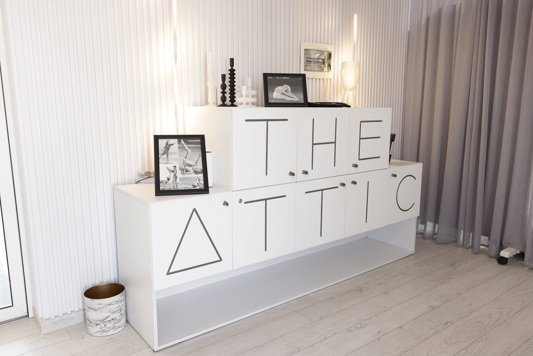 Reception desk at The Attic Integrative Wellness